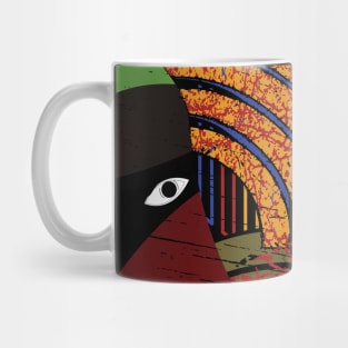 Colorful modern abstract fantasy illustration Mug